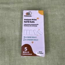 Kidamento Kids Camera Paper Refill + Sticker Rolls (5 Rolls) Up To 300 Prints picture