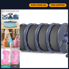 4KG Matte PLA 1.75mm 3D Printer Filament Bundle - High-Quality, Smooth Finish picture