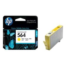 NEW Genuine HP 564 Yellow Printer Ink Cartridge CB320WN OEM EXP 02/2023 picture