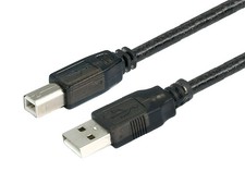 Monoprice USB-A to USB-B 2.0 Cable - Active, 28/24AWG, Black, 49ft picture