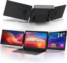 Laptop Screen Extender Portable, 14 Inch Triple Monitor for Laptop with IPS FHD  picture