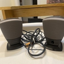 Vintge Harman Kardon HIPS-HB Computer Speakers Retro 90s Y2K Multimedis Untested picture