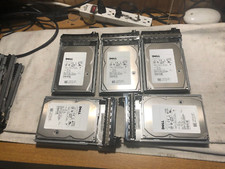 LOT OF 5 0GX198 Dell Hitachi HUS153014VLS300 3.5 146GB 15K RPM SAS HDD 0B22178 picture