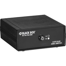 Black Box RJ45 2-to-1 CAT6 Ethernet 10G Manual Desktop Switch SW1030A picture
