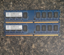 Nanya 2GB (2x1GB) PC2-5300U DDR2 Unbuffered 240-Pin DIMM NT1GT64U88D0BY-3C picture