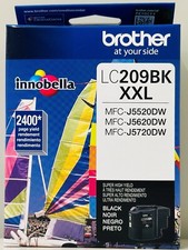 New Genuine Brother LC209XXL Black Ink Cartridge MFC-J5520DW MFC-J5620DW picture