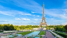 Landscape architecture paris eiffel tower france Custom Gaming Mat Desk picture