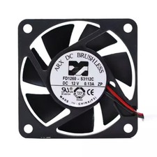 ARX FD1260-S3112C 6015 DC12V 0.13A 6CM 2-Wire Silent Cooling Fan picture