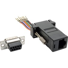 Eaton Tripp Lite Series DB9 to RJ45 Modular Serial Adapter (M/F), RS-232, RS-422 picture