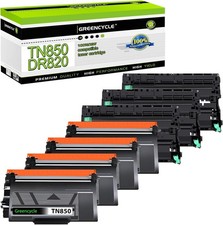 4PC TN850 Toner & 3PK DR820 Drum Unit Set For Brother HL-L6200DW MFC-L5800DW picture