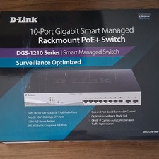 D-Link DGS-1210-10MP 10-Port Gigabit PoE+ Smart Managed Rackmount SFP picture