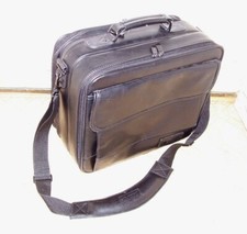 Targus Universal Notebook Case Briefcase Laptop Bag w/ Shoulder Strap Black EUC picture
