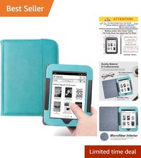 Luxury Leather Flip Case for Barnes & Noble Nook - Fits Models BNRV300/350/500 picture