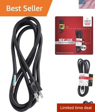 Versatile 9 ft Appliance & Power Tool Cord - 15 Amp, 125V, SJTW Certified picture