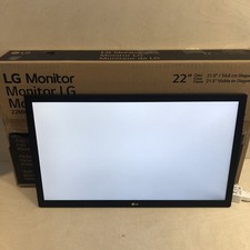 LG 22'' Monitor Full HD 22MK400H  *White Screen For Parts / Repair* picture