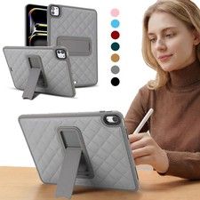 For iPad Pro 11 2025/2024/Air 2026/2025/iPad 11 (A16) Premium Leather Stand Case picture