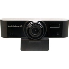 HuddleCamHD HC-WEBCAM-104-v2 HD USB Webcam Clip-On Built-In Mic Black Camera Box picture