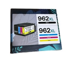 OSIR 962XL Ink Cartridges 4-Pack Black Cyan Magenta Yellow for HP 9025 Printers picture