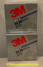 Vintage 3M 3.5 High Density DS HD Floppy Diskettes IBM Formatted Lot 20 Sealed picture