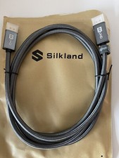 Silkland DisplayPort Cable. 60 Hz, 2K@144 Hz. Lot Of 10 Cables. New In Packaging picture