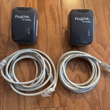 2 (1 Pair) PlugLink by Asoka PL9650-ETH Ethernet Adapters picture
