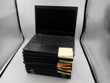 Lot of 9 - Lenovo 100e 300e 500e Chromebooks -FOR PARTS -VARIOUS ISSUES -RR picture