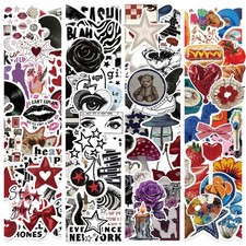 300PCS Y2K Downtown Girl Stickers, Vintage Trendy Aesthetic Waterproof 300pcs  picture