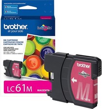 GENUINE Brother LC61 Magenta Ink Cartridge for MFC-290C MFC-490CW  MFC-5490CN picture