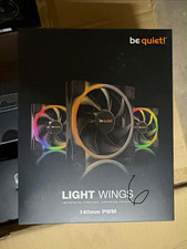 be quiet Light Wings 140mm PWM Case Fan, Black, Multicolor LED picture