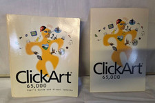 Broderbund Click Art 65,000 Program Manual and CDs For Windows 95 picture