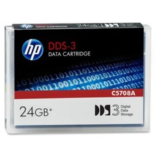 HP C5708A 4mm DDS-3 Backup Tape Cartridge (12GB/24GB) (Pack of 5) picture