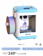 Geeetech 3D Printer M1 Mini  High Speed 3D Printer 100*110*100mm picture