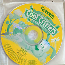 Crayola Magic 3D Coloring Book Cool Critters Educational CD-ROM for Windows, EN picture