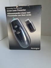 Kensington Presenter Pro Remote Control Black Wireless Ergonomic w/ Green Laser picture