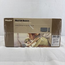 Maxtor Basics Personal Storage 3200 200 GB USB 2.0 & 1.1 NEW In Box SEALED picture