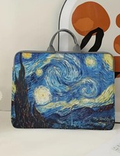 Starry Night Laptop Van Gogh Cover pad Case Sleeve Carry Bag Sturdy Zip picture