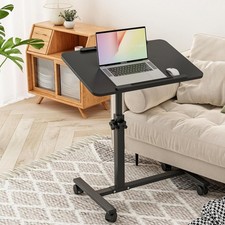 Laptop Table Mobile Adjustable Height Portable Desk Notebook Swivel PC Computer  picture