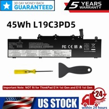 ✅L19C3PD5 L19D3PD5 L19M3PD5 Battery For Lenovo ThinkPad E14 Gen 2 20T6 20TA 45Wh picture