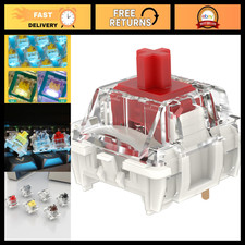 Pre-Lubed 5pin Linear Mechanical Keyboard Switches for SMD RGB - 70 Pcs Red picture