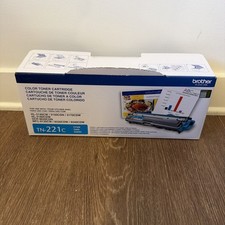 Brother Genuine TN221C Cyan Toner Cartridge BRAND NEW OPENED BOX picture