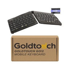Goldtouch Go2 Mobile Keyboard (GTP-0044) - Portable Foldable Travel Ergonomi... picture