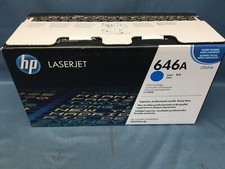 Genuine HP 646A CF031A Blue Print Cartridge Open Box Sealed Inside picture