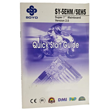 Soyo SY-5EHM  5EH5 v2 (1998) Super 7 Motherboard Quick Start Guide. picture