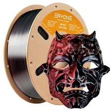 ERYONE Dual Color Silk PLA 3D Printer Filament 1.75mm 1KG Spool Multicolor picture