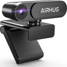 2K Webcam No Mic with Privacy Cover, USB Camera for Computer picture