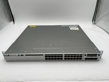CISCO CATALYST 3850 WS-C3850-24T-E 24-PORT GIGABIT SWICH W / C3850-NM-4-1G picture