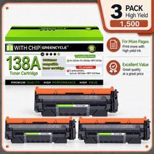 3PK W1380A Toner Cartridge with Chip Fit for HP LaserJet Pro 3001dw MFP 3101fdw picture