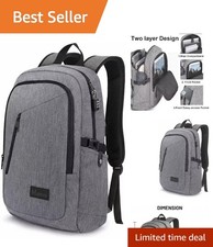 Water Resistant Anti-Theft Laptop Backpack for 15.6'' Travel - Men's & Women's picture