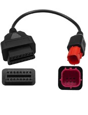 6 Pin OBD2 Adapter Cable Fit for Motorcycle OBD Diagnostic -Updated Version picture