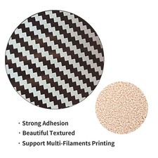 3D Printer Build Plate Smooth Carbon Fiber PET Textured PEI Spring Steel picture